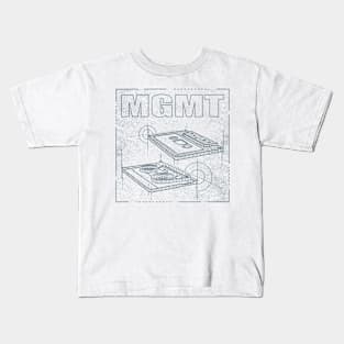 MGMT - Technical Drawing Kids T-Shirt